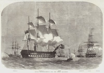 Naval Reinforcements for the China Squadron by Edwin Weedon